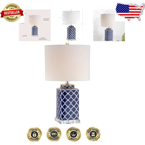Stunning Clarke 23” Chinoiserie LED Table Lamp for Elegant Home Decor