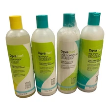 Devacurl (2) No Poo Cleanser, Low Poo Delight Cleanser, Decadence Conditioner
