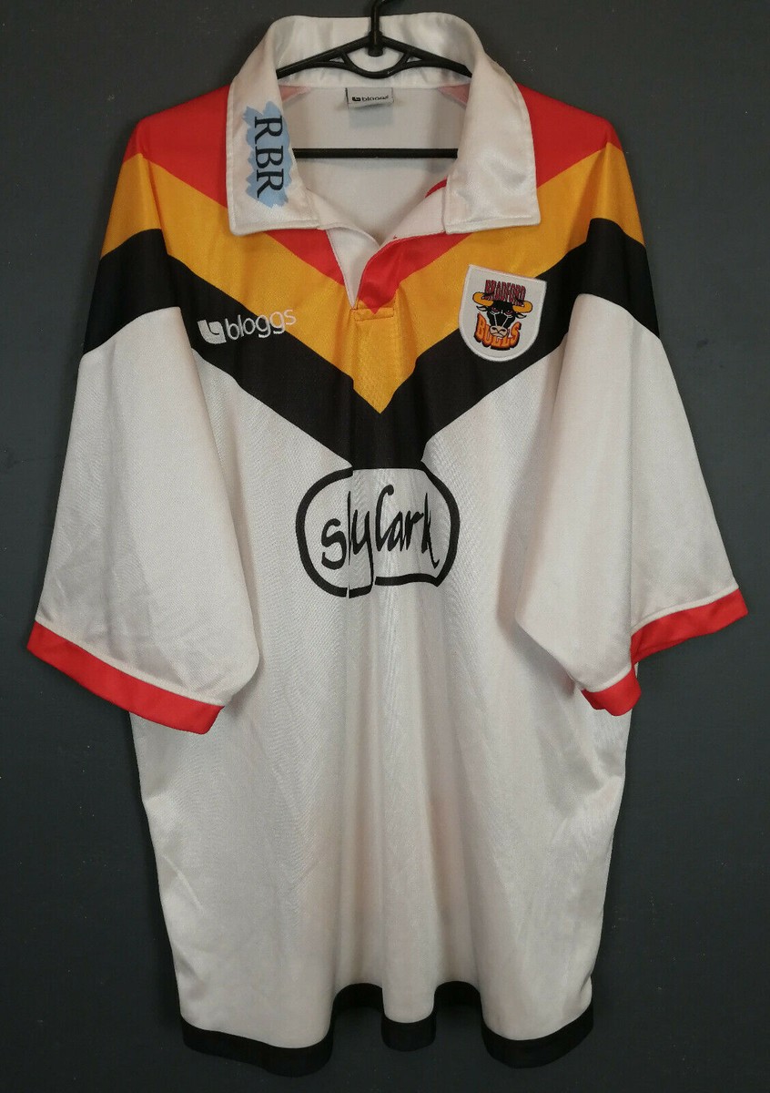 VINTAGE BLOGGS MEN'S RUGBY LEAGUE BRADFORD BULLS 2001/2002 SHIRT