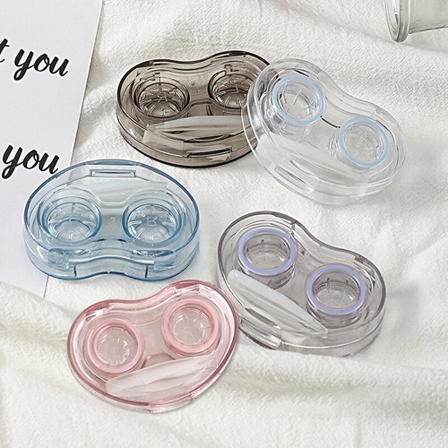 Cosmetic Contact Lens Box Visible Portable Lens Box With Tweezers Wearing Sti Pe - Picture 4 of 17