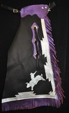 Custom Leather Kid's Chaps/Bull Ridin Rodeo Chaps/Made in USA