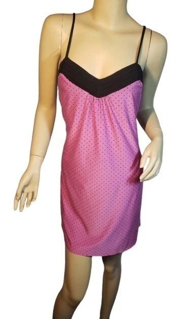 Gilligan's & O'Malley фиолетовый и черный в горошек эластичной Nightie средний - Изображение 2 из 4