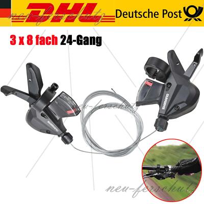 2er Fahrrad Schalthebel Altus MTB SL-M 310 für Shimano 3x8-fach 24Gang Schaltung