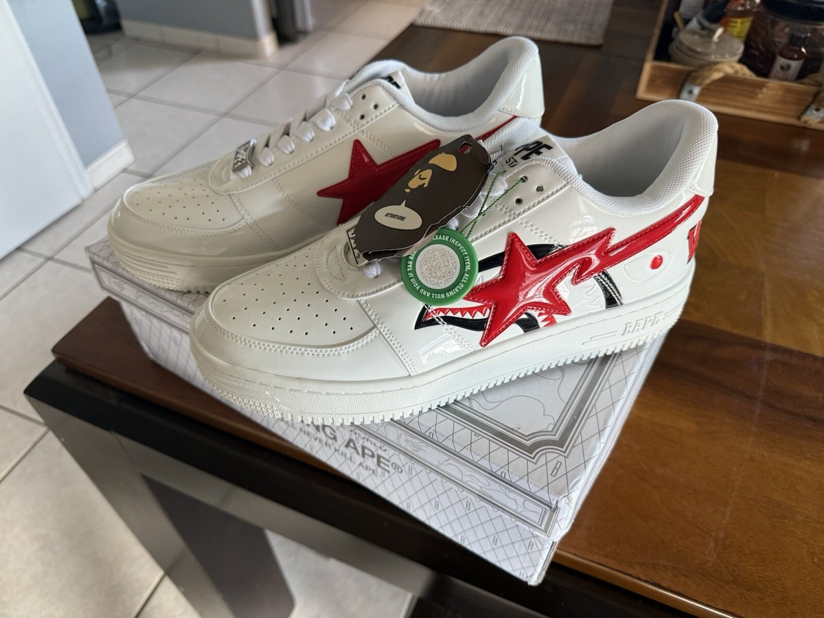 A Bathing Ape Bape Sta Low Shark White | eBay A Bathing Ape Bape Sta Low Shark White | eBay
