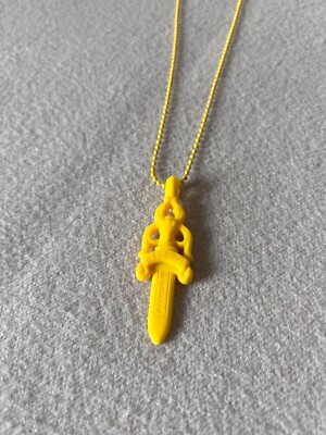 【クロムハーツ】Chrome Hearts Silichrome Dagger Pendant Chrome Hearts Silicone Dagger Pendant - Yellow - NEW | eBay