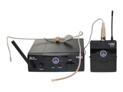 AKG WMS 40 mini Sport Set ISM1 WMS40 inkl. Taschensender + Kopfbügelmikrofon