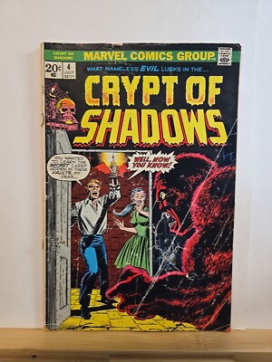 Crypt Of Shadows #4 (MARVEL Comics 1973) Low Grade Reader