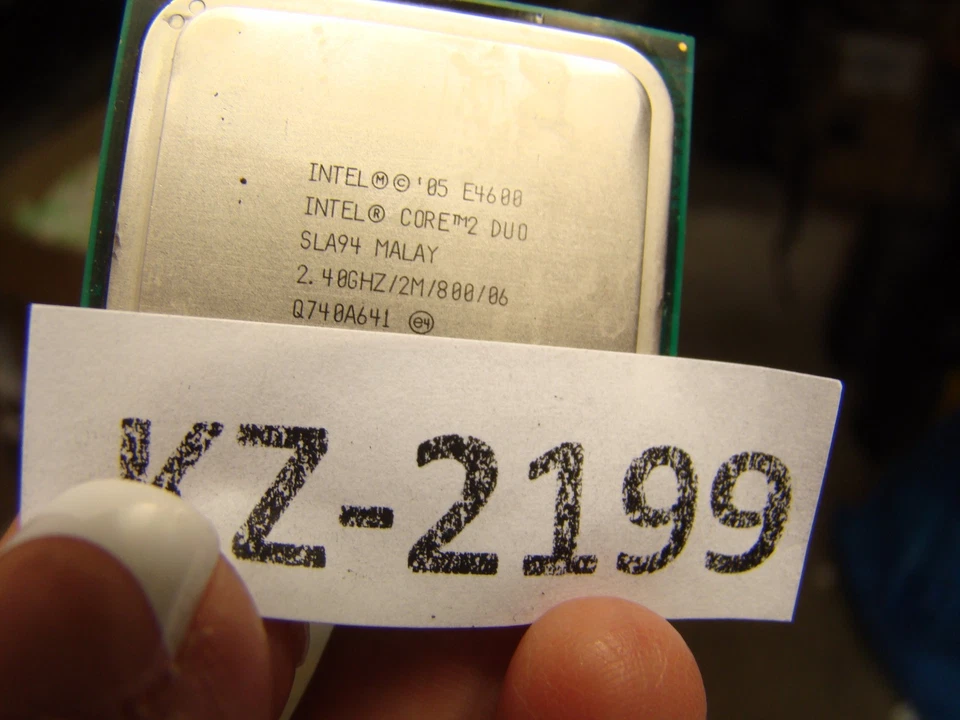 Intel Core 2 Duo E6750 (SLA94) - 2x 2,66Ghz - Dual-Core- Socket 775 #KZ-2199 - Image 3 of 3