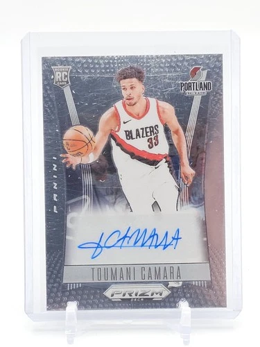 TOUMANI CAMARA 2023-24 PRIZM DECA ROOKIE RC AUTO #DS-TOU TRAIL BLAZERS Q4562