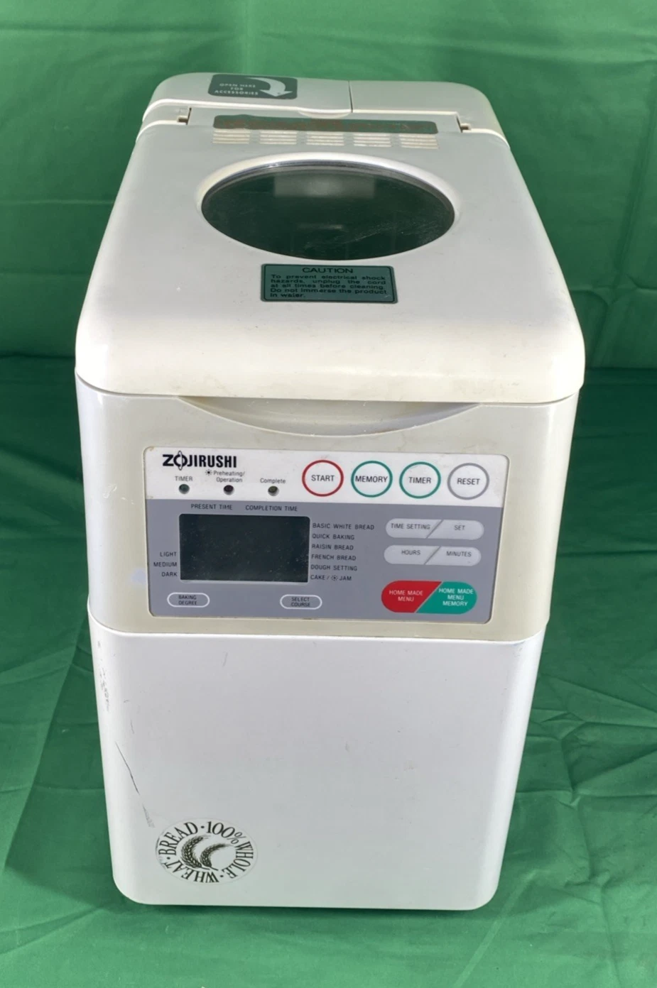 Zojirushi Home Bakery Programmable Bread Maker BBCC-S15A