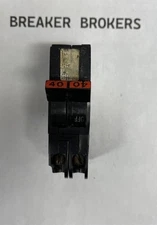 FPE Federal Pacific Stablok 40 amp two pole breaker with 240V pin - tiny chip