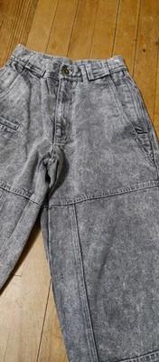 VTG Bugle Boy Jeans Mens 24x28 Carpenter Utility Black Faded Hip Hop 90s Y2K