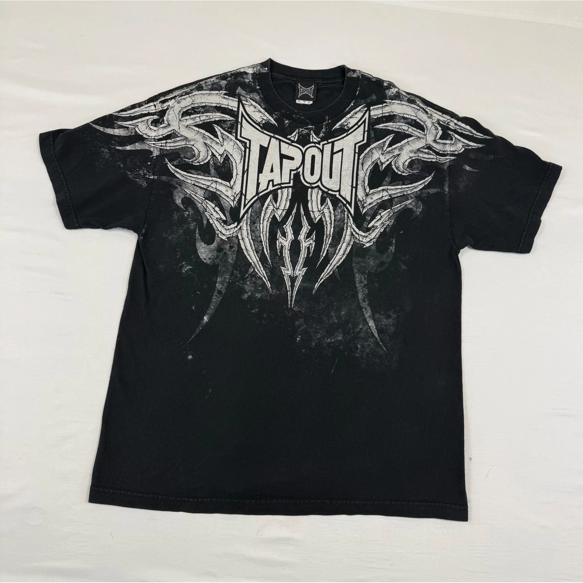 Tapout DOYLEN - T-shirt con stampa - white red black/bianco