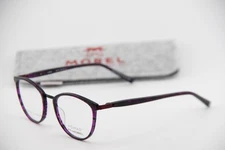 NEW MOREL NOMAD 40048N SP 20 PURPLE GUNMETAL AUTHENTIC FRAMES EYEGLASSES 49-18