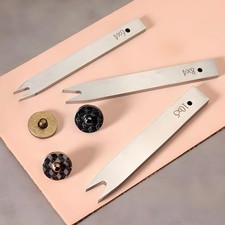 Leather Craft Magnetic Snap Hole Punch Tool Slot Cutter for DIY 1PCS
