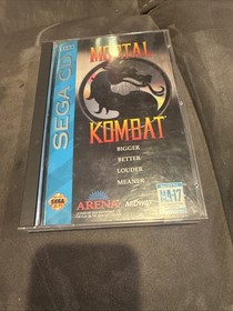 Mortal Kombat (Sega CD, Game CIB Complete in Box w Manual + Reg Card + Foam