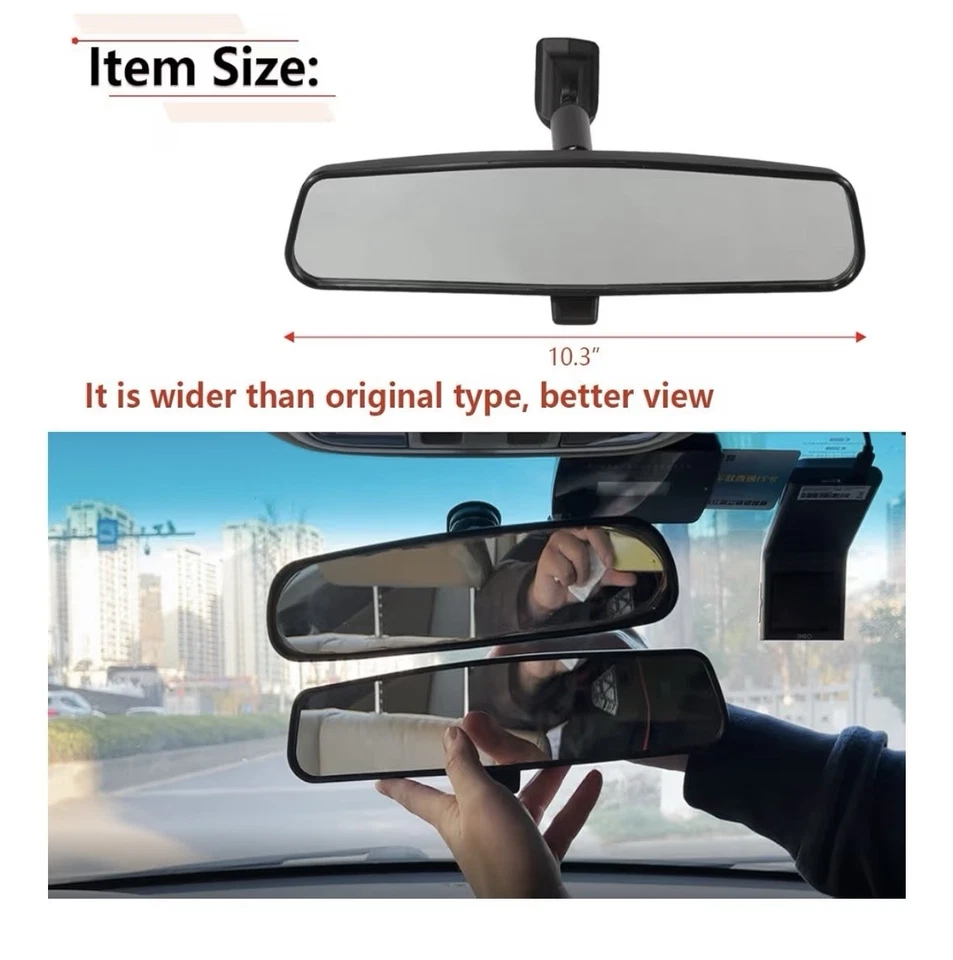 Espejo retrovisor RLB-HILON 10,3" compatible con Honda Accord 1998-2013, Odyssey Foto 2 de 4
