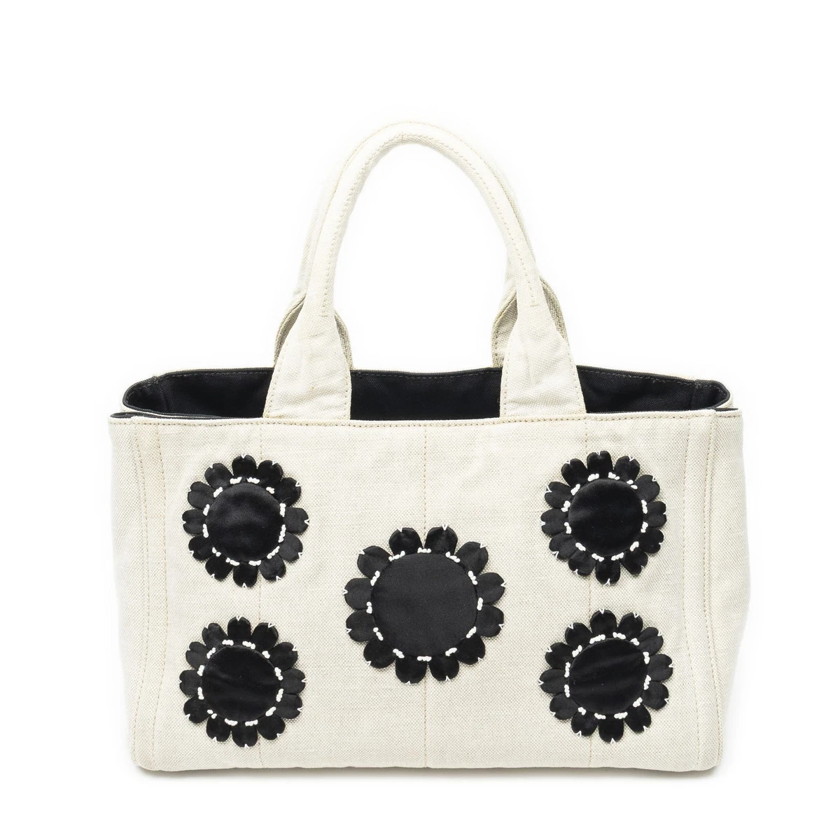PRADA Canapa Ivory Tote Bags & Handbags for Women for sale | eBay