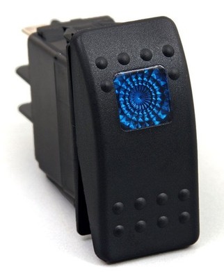 12v 20 Amp Waterproof LED On/Off Boat Marine SPST 3P Rocker Switch with Light...