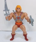 Vintage 1981 MOTU He-Man Action Figure Early 8-Back Taiwan w/ Correct Weapons