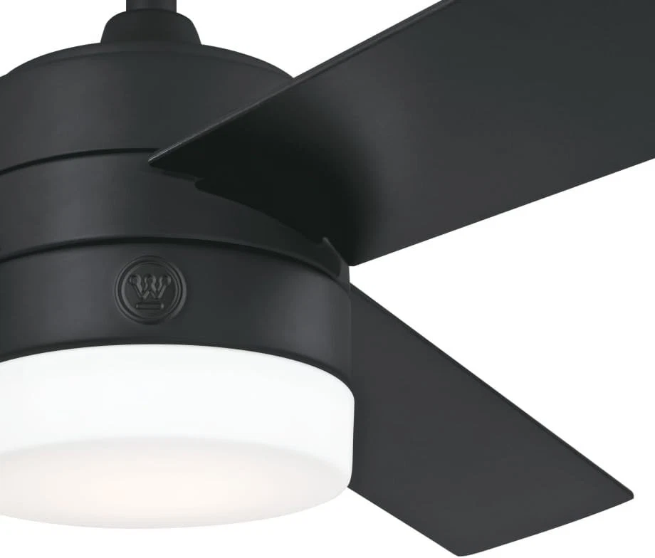 Ceiling Fan with LED Light & Remote Black Westinghouse 7205900 Alta Vista - Image 2 of 4