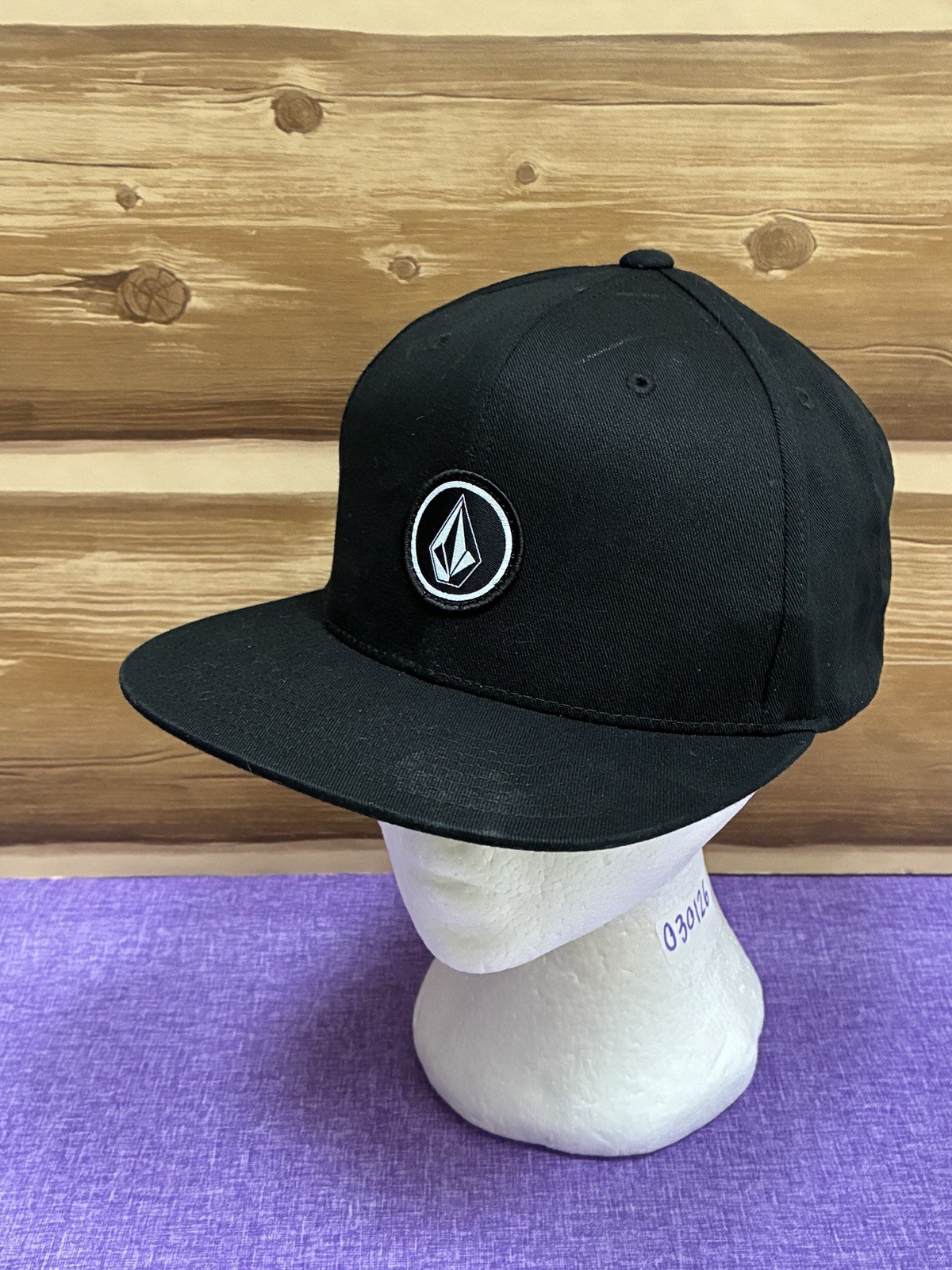Volcom Hat Cap Men Black Snapback Adjustable Surf… - image 1