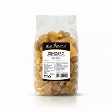 Zenzero Disidratato Senza Zucchero cristallizzato a Pezzi 100% Naturale - Prima 