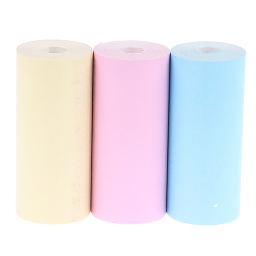 3 Rolls Portable Mini Printer Thermal Label Printers Paper 57x25mm DIY Stickers - Bild 7 von 8