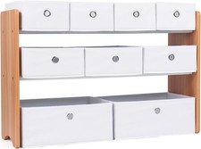 Large Toy Storage Organiser for Children with 9 Collapsible