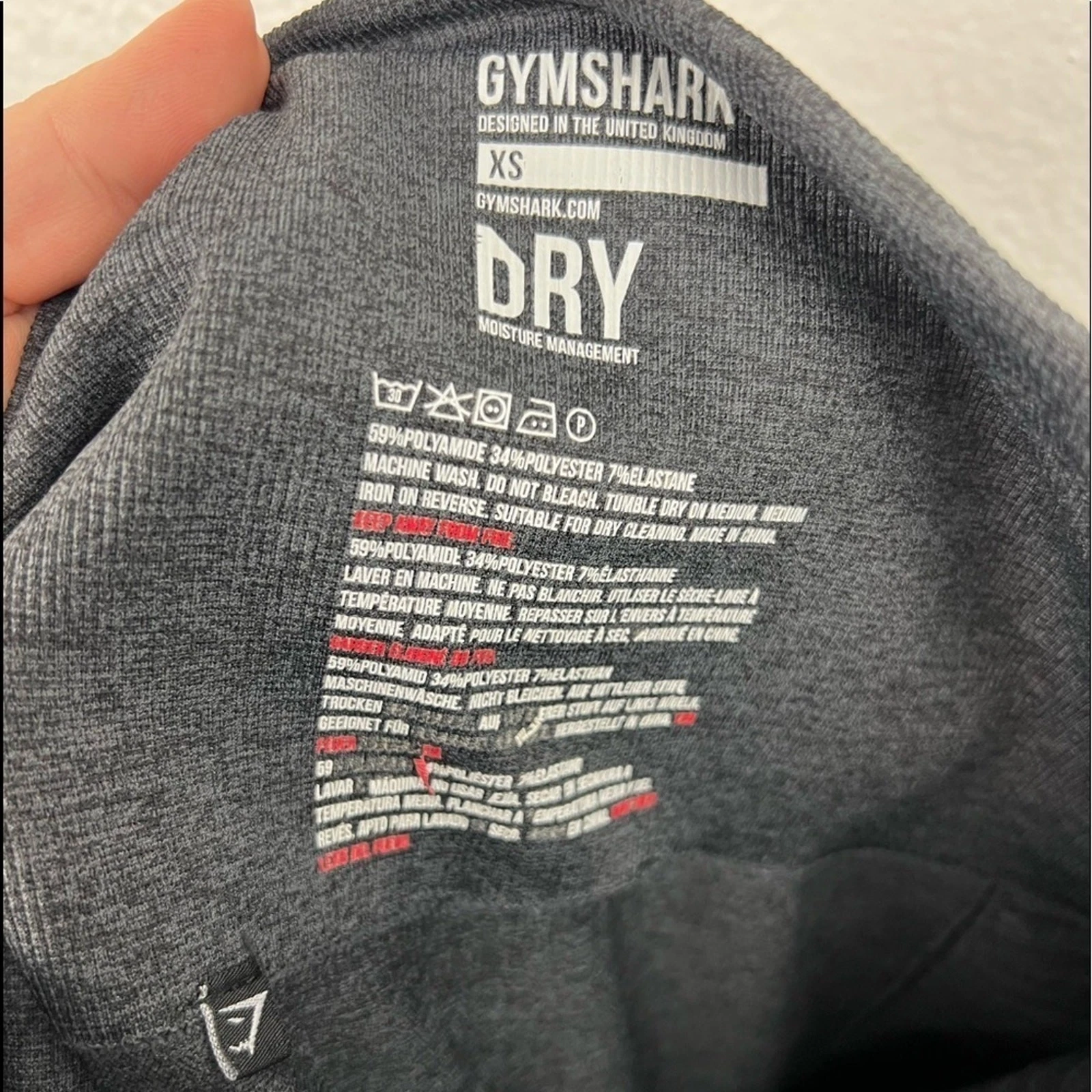 gymshark seamless cropped heather leggings