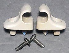 2000-06 Nissan Sentra Sun Visor Retainer Clip Hook Mount Pair Wscrews Gray Oem