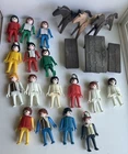 1974 Playmobil Geobra Figure Lot Horse Picnic Table Castle VINTAGE LOOK!