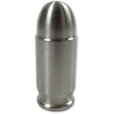 #ad .45 Caliber Bullet shaped 1 oz .999 Silver Piece Collectible $104.99