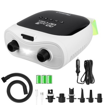 FBSPORT Paddle Board Pump Rechargeable 20PSI SUP Pump, Portable Electric Air ...