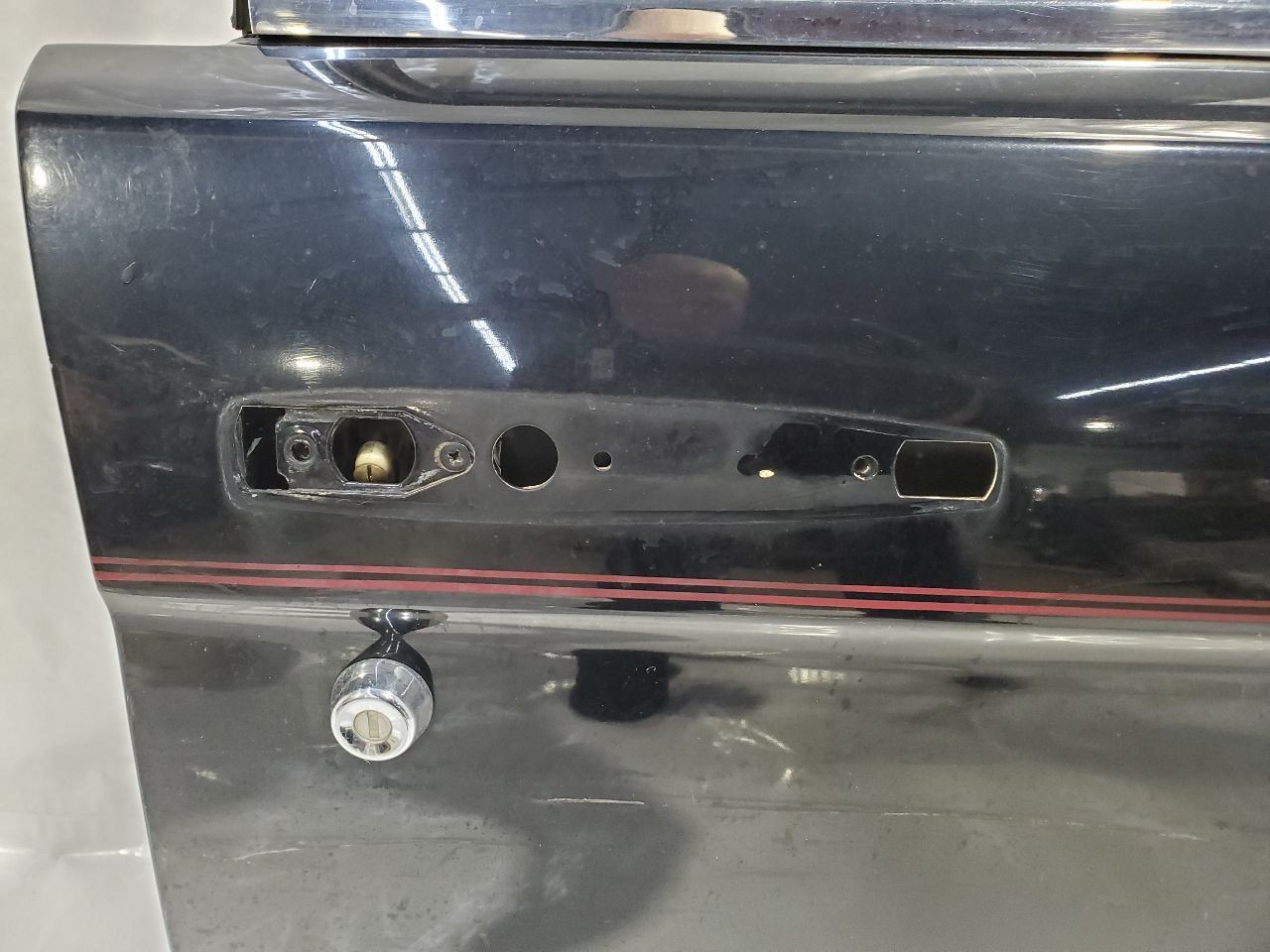 Bentley Turbo R 1991 Front Right Door framework Black