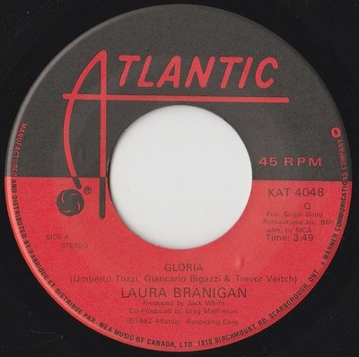 Laura Branigan - Gloria, 7'', (Vinyl)
