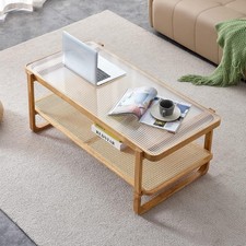 Coffee Table Variegated Glass - Indonesian
