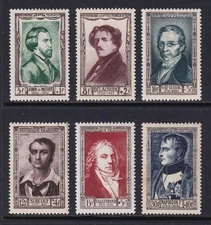 FRANCE 1951 National Relief Fund set of 6 SG 1113-1118 MH/* (CV £75)