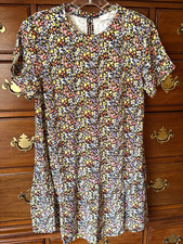 Ann Taylor LOFT Short Sleeve Mini Floral Dress Size XS Petite