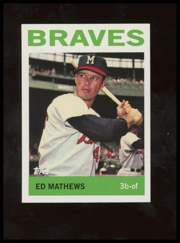2010 Topps The Cards Your Mom Threw Out #CMT71 Eddie Mathews Baseball Card