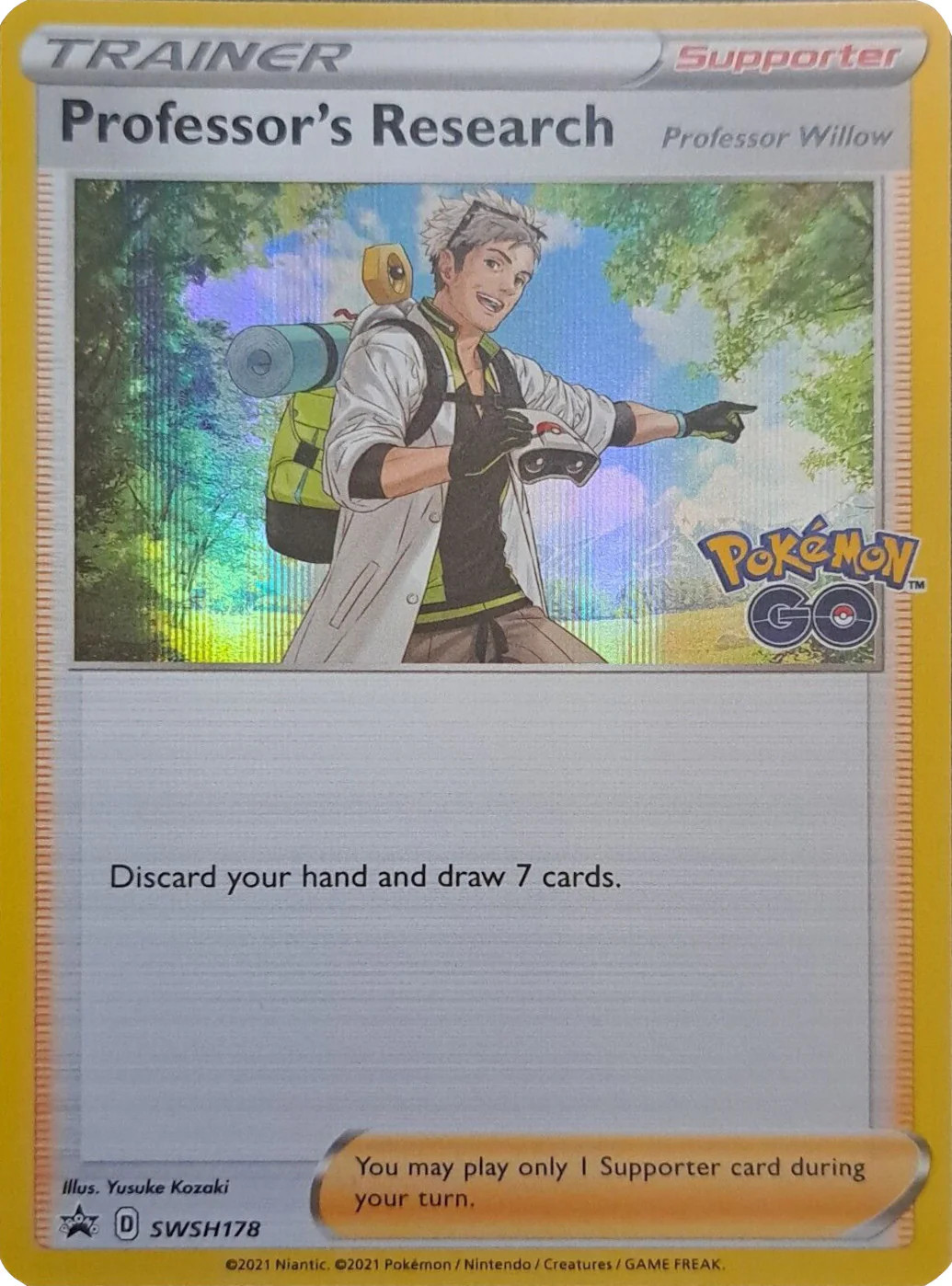 Professor's Research (SWSH178) [Sword & Shield: Black Star Promos] Lightly Playe