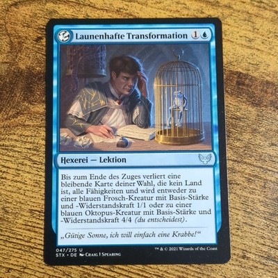 Magic the Gathering Strixhaven Launenhafte Transformation U STX-DE047