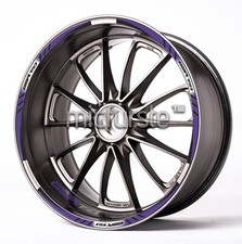 GSR 750 moto wheel decals jante stickers set suzuki gsr750 stries VIOLET
