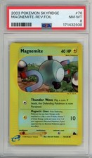 2003 Pokemon PSA 8 Magnemite Reverse Foil - 76/144 Skyridge NM-MT on eBay