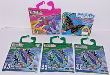 5x Microkite Microlite Mini Mylar Finger Kites: Tropical Fish, Frogs, Butterfly 