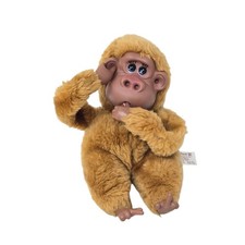 Vintage Stuffed Plush Monkey Rutherford III Russ Berrie Sucks Thumb Picks Nose