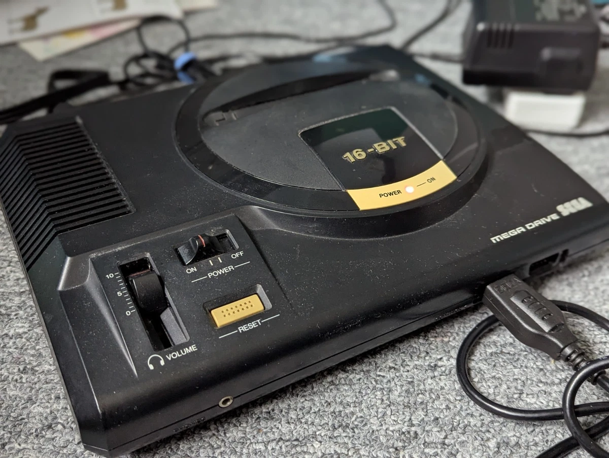 Console Mega Drive 1 + Sega Cd Funcionando Perfeitamente. Faço 1450
