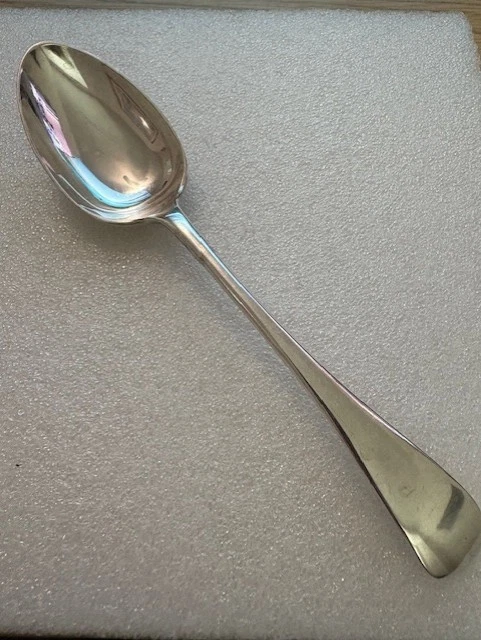 (3) Винтажные староанглийские посеребренные столовые ложки Sheffield HSM EP 7 дюймов 0,6 унции каждая - Изображение 4 из 4