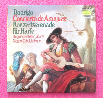 Behrend*Zabaleta RODRIGO: Concierto de Aranjuez - DG TULIP 2535 170 Stereo * NM