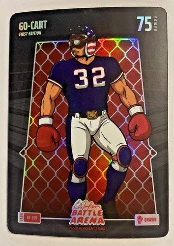 Evan Carter 2026 Bo Jackson Battle Arena Go-Cart Battlefoil Brawl Card!!